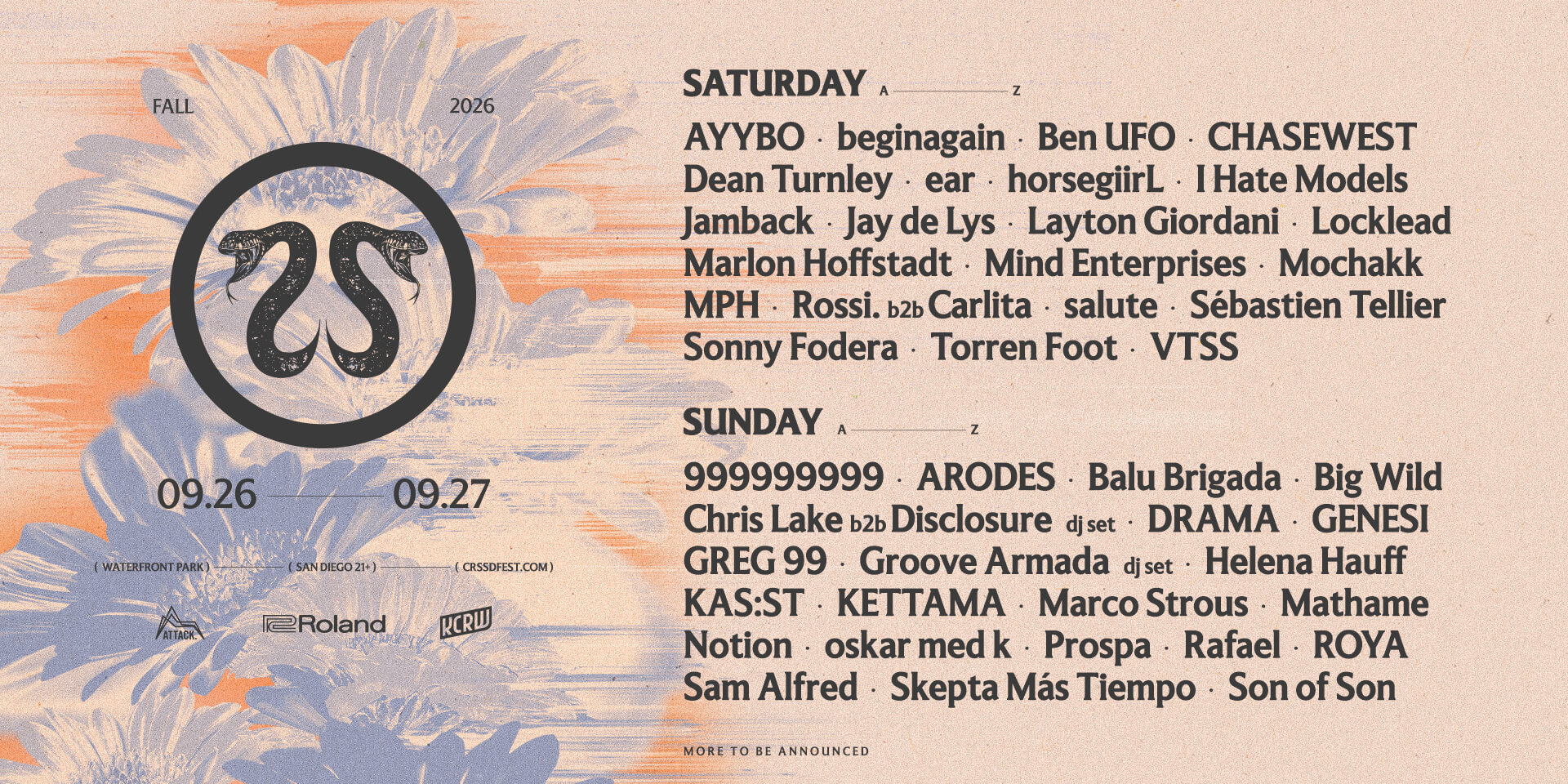 Tickets for FNGRS CRSSD presents CRSSD FESTIVAL FALL '26