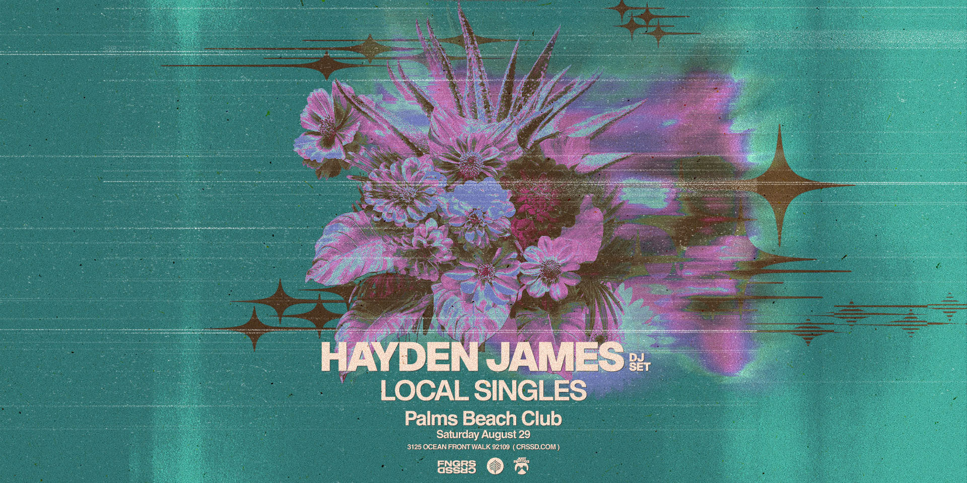 Tickets for FNGRS CRSSD presents HAYDEN JAMES + LOCAL SINGLES at Palms Beach Club