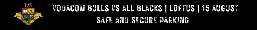 Tickets for Parking: Vodacom Bulls vs All Blacks