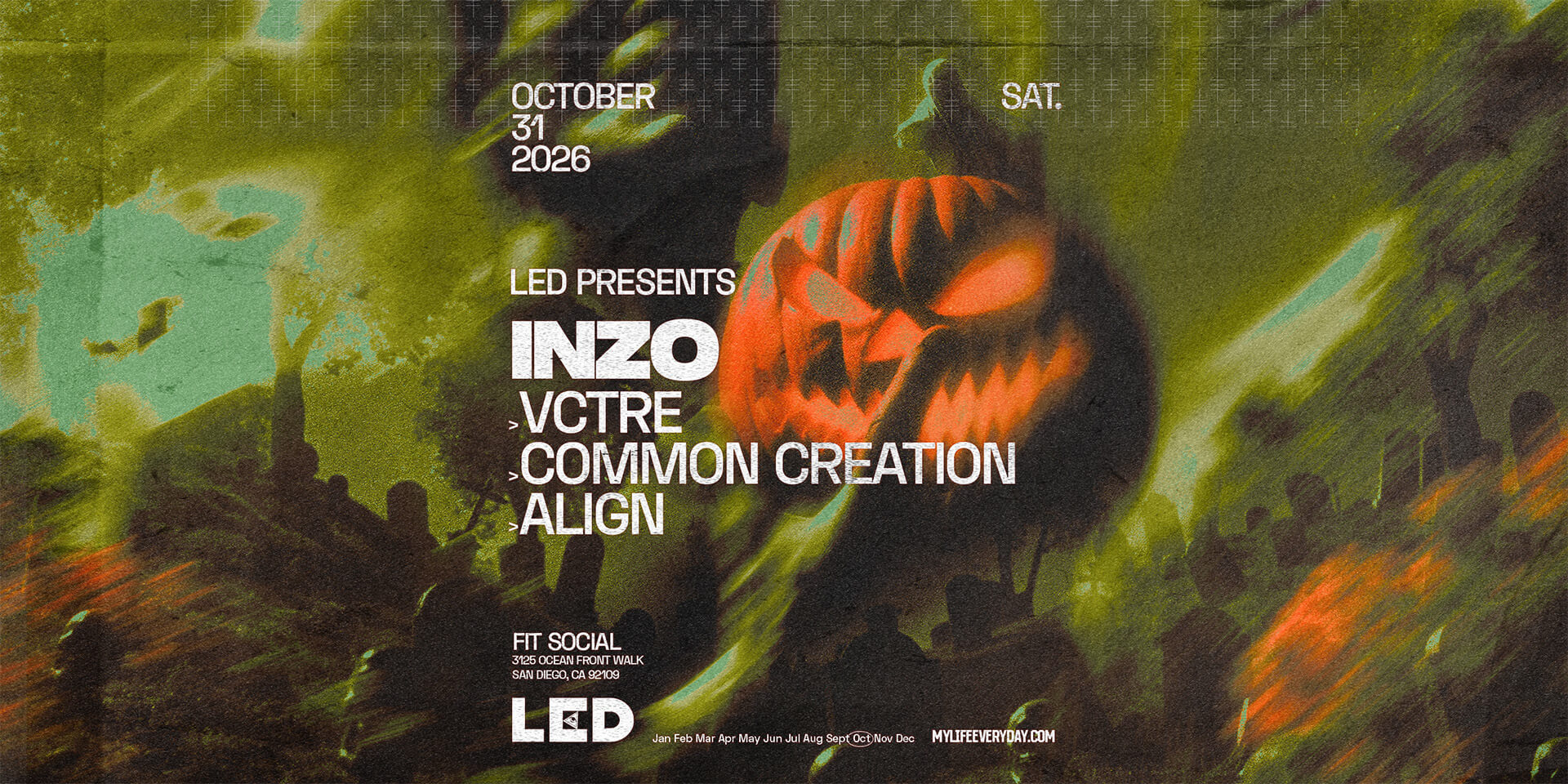 Tickets for LED presents INZO + VCTRE + MORE at Fit Social [COSTUMES ENCOURAGED]