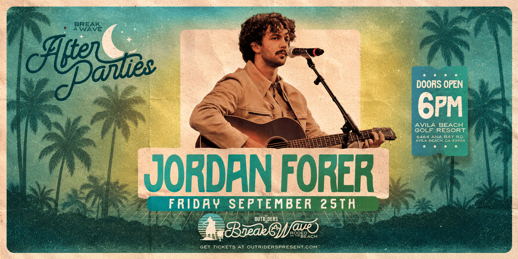 Tickets for Outriders present Beach BreakaWave concert w/ Jordan Forer