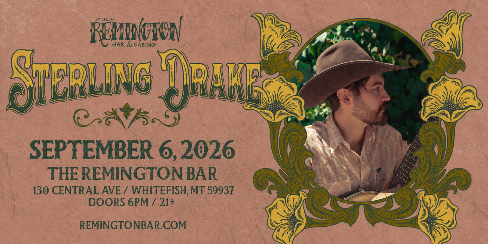 Tickets for Sterling Drake at the Remington Bar