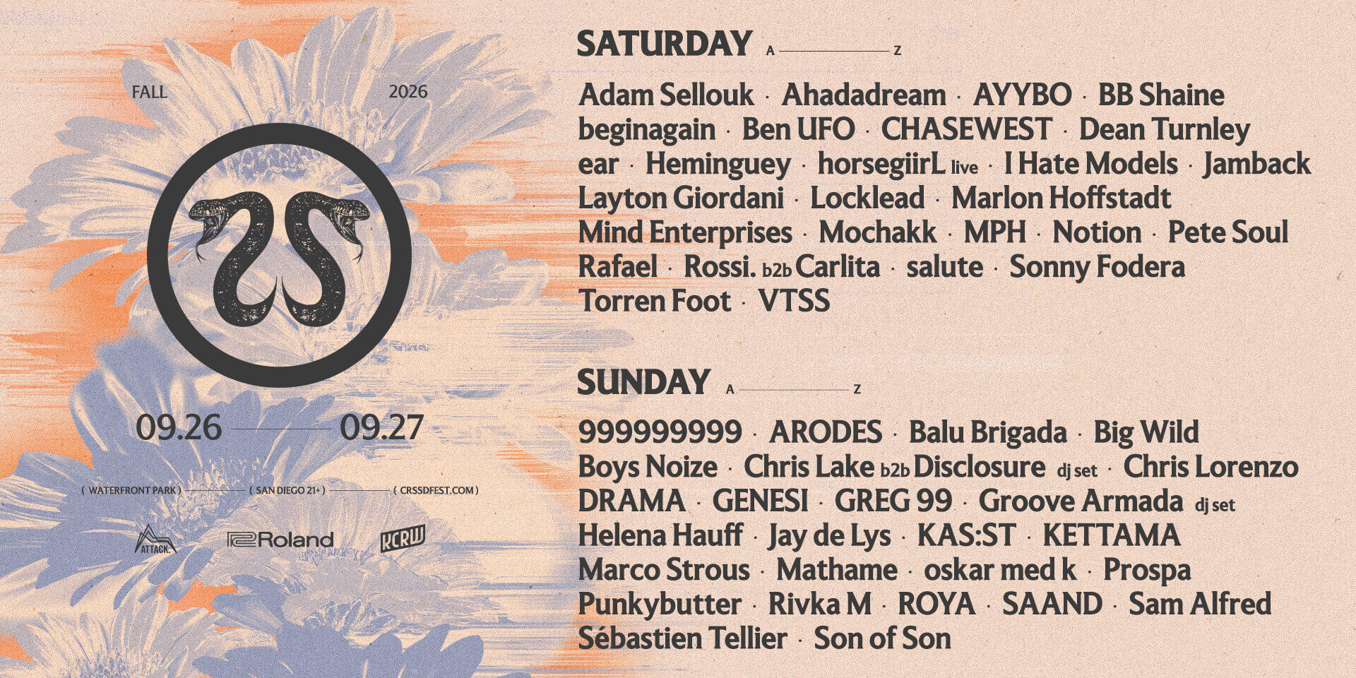 Tickets for FNGRS CRSSD presents CRSSD FESTIVAL FALL '26