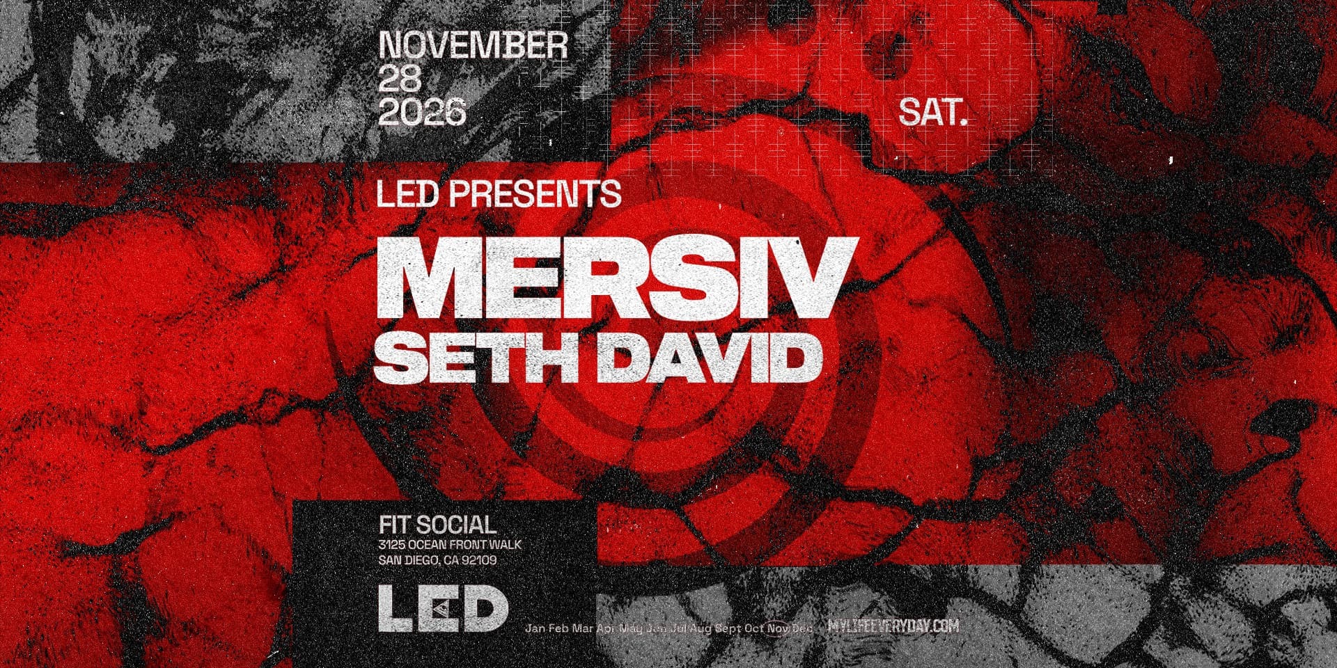 Tickets for LED presents MERSIV + SETH DAVID at Fit Social