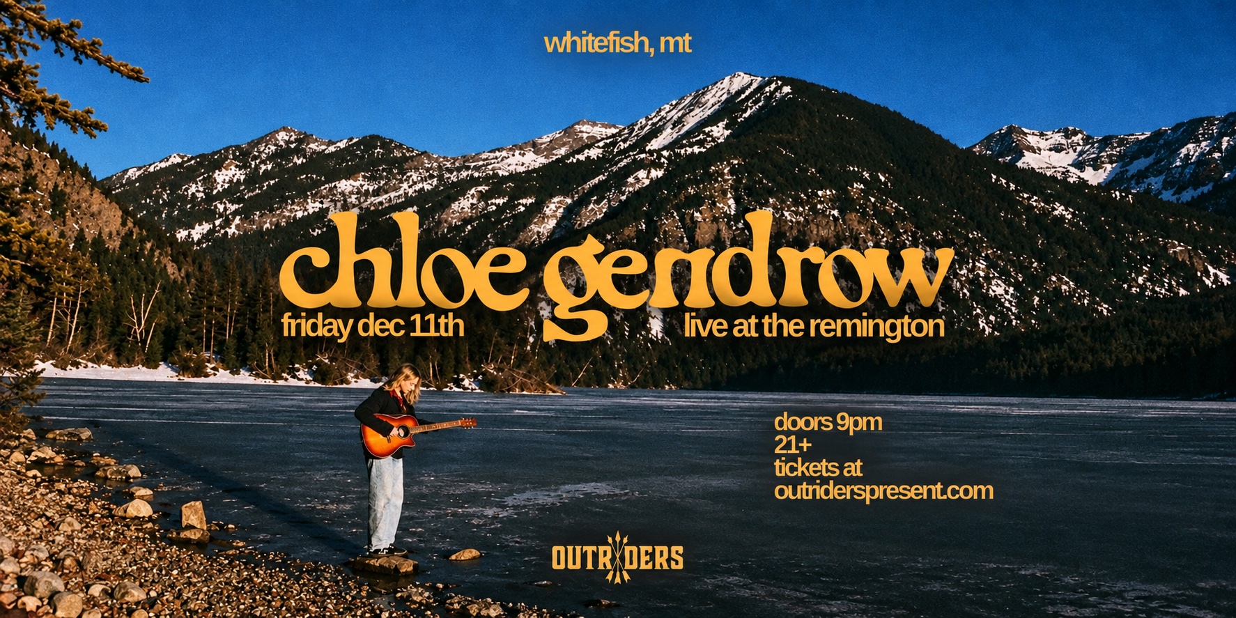 Tickets for Outriders present CHLOE GENDROW at The Remington