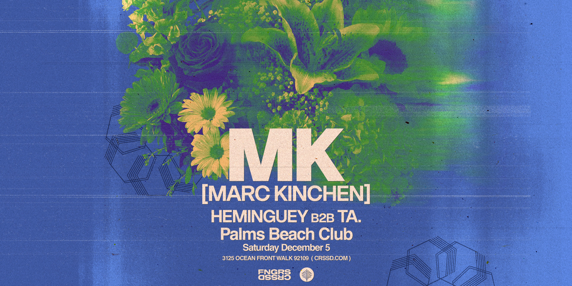Tickets for FNGRS CRSSD presents MK at Palms Beach Club