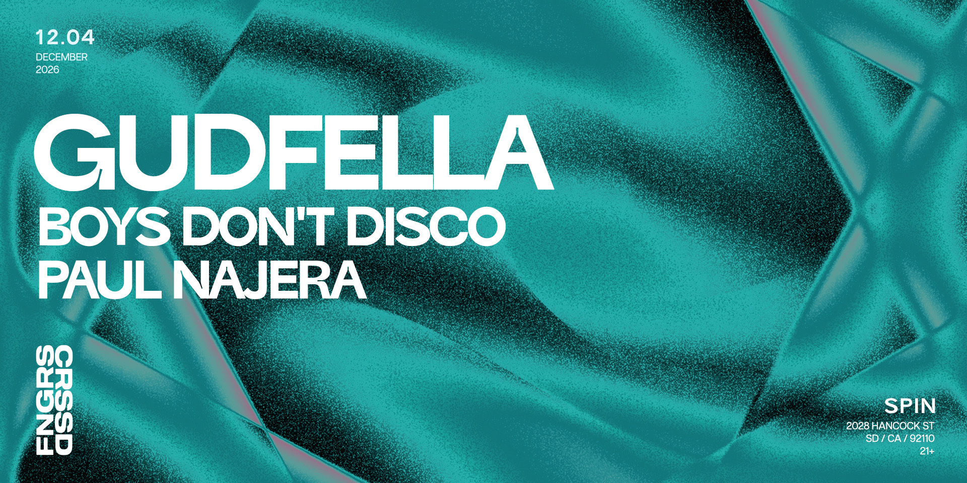 Tickets for FNGRS CRSSD presents GUDFELLA at Spin Nightclub