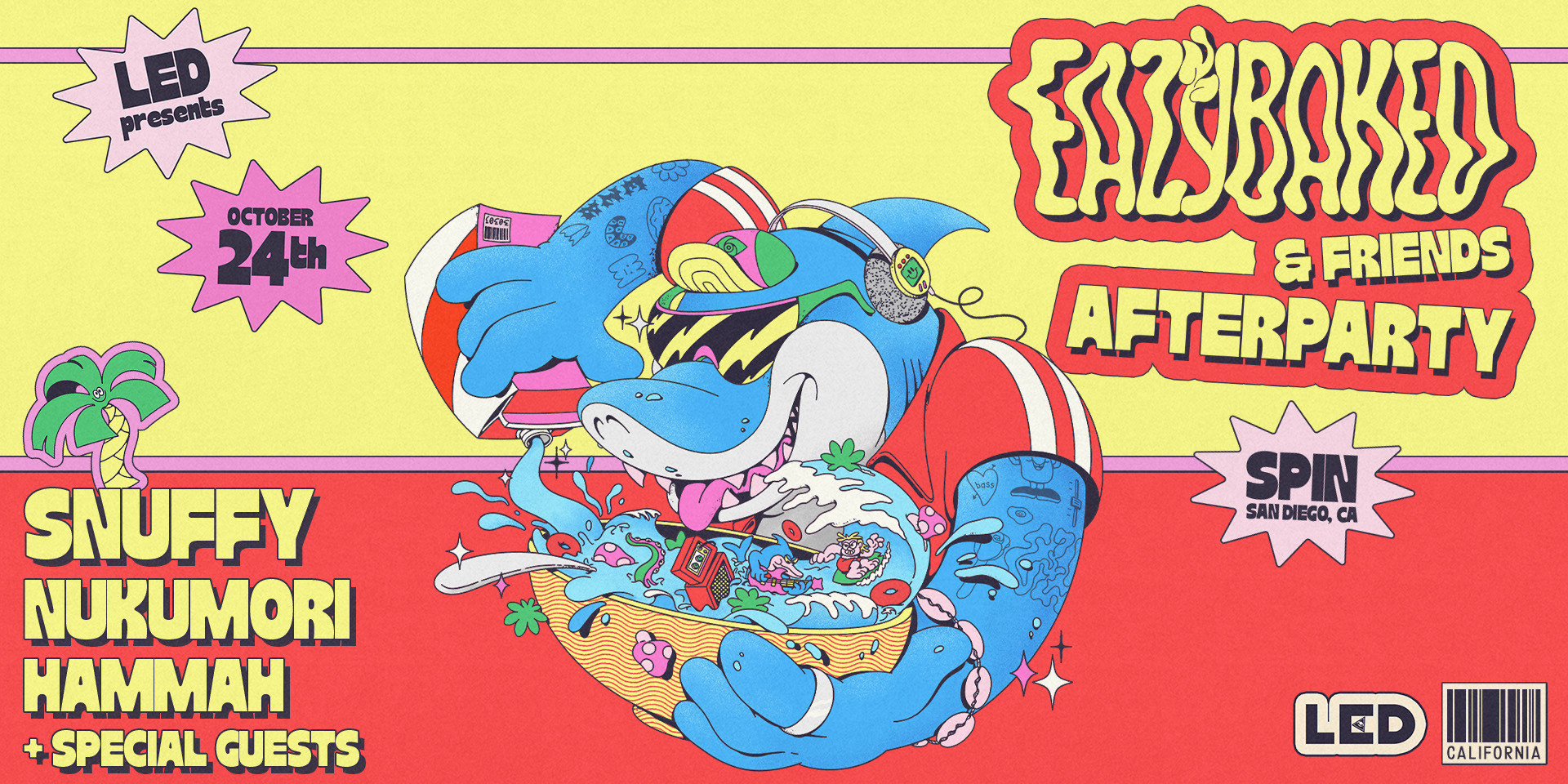 Tickets for LED presents EAZYBAKED + FRIENDS [AFTER PARTY] at Spin Nightclub