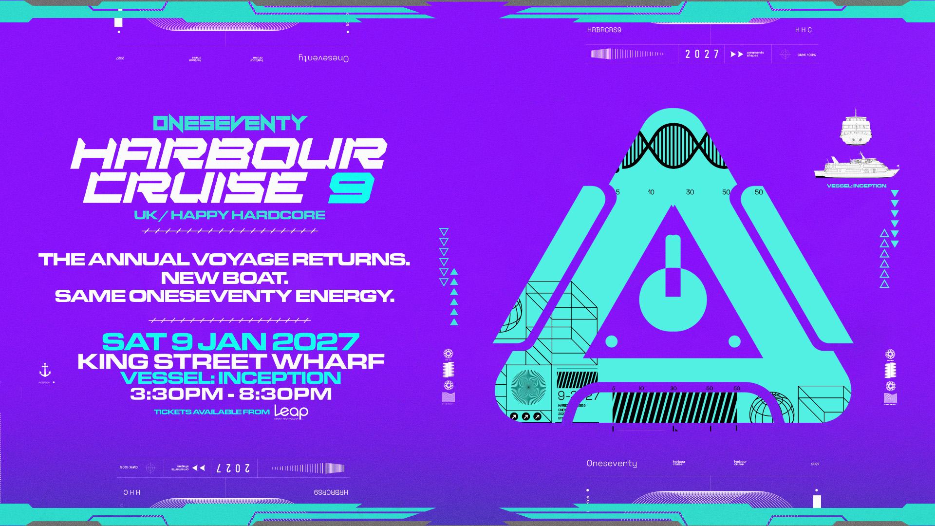 Tickets for OneSeventy: Harbour Cruise 9 [09.01.2027]