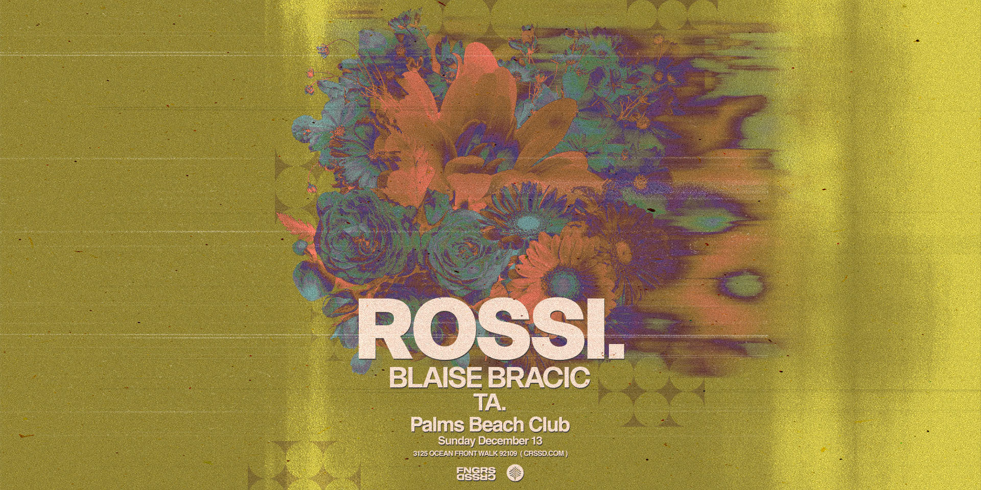 Tickets for FNGRS CRSSD presents ROSSI. at Palms Beach Club