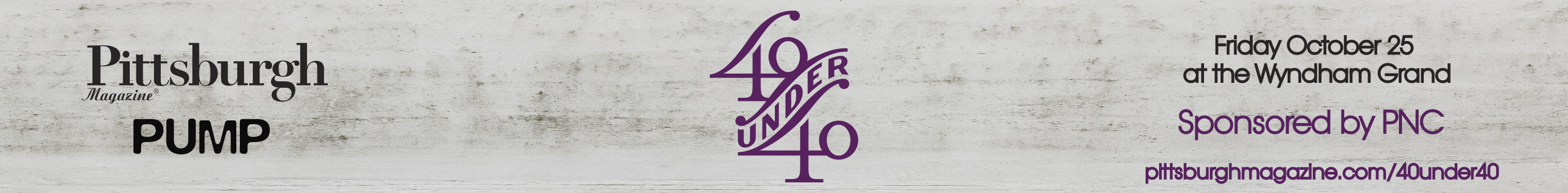 Tickets for 15th Annual 40 Under 40 Awards in Pittsburgh from ShowClix