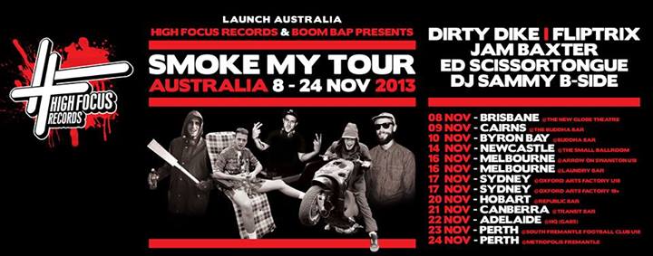 smoked out australian tour